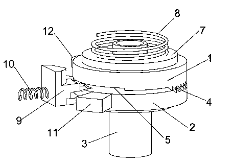 A single figure which represents the drawing illustrating the invention.